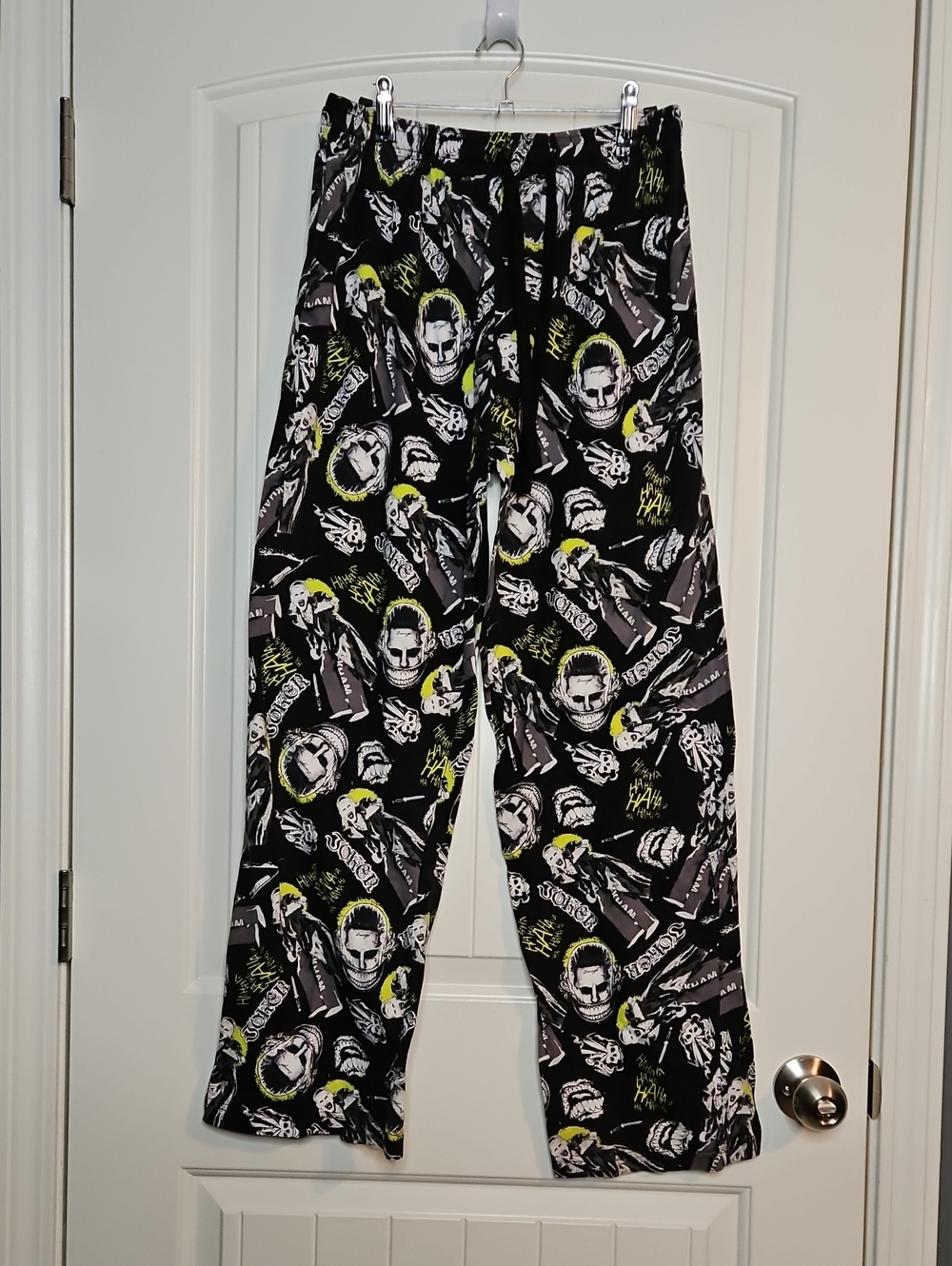 Suicide Squad Cotton Lounge Pants with Neon Accents